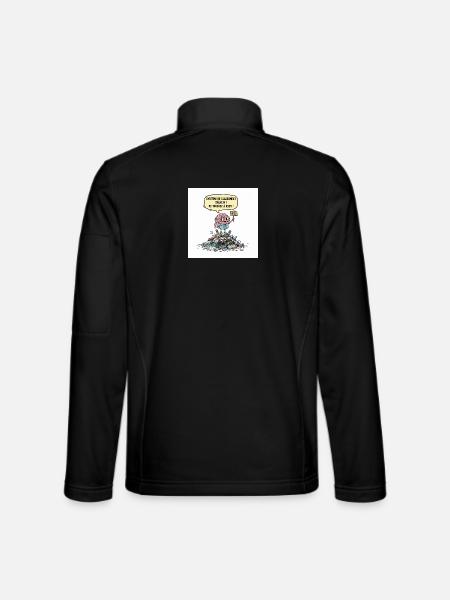 Creative Chaos Brain - Unisex Softshell Jacket - black