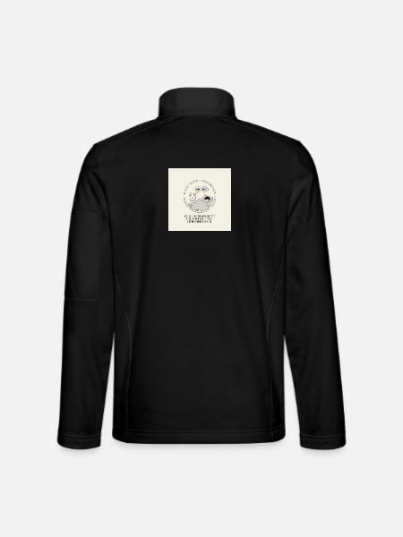 Noch 5 Minuten, wenn Sie aufwachen - Unisex Softshelljacke - Schwarz - Hinten