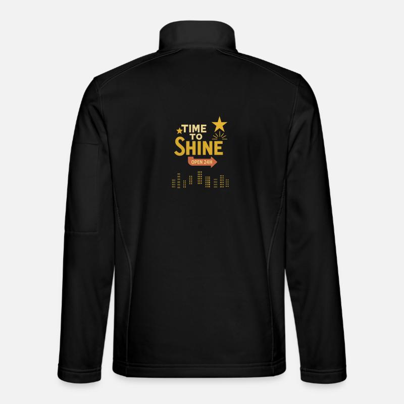 Time to Shine, ambiance rétro-futuriste Dreamcore. Veste en tissu softshell Unisexe
