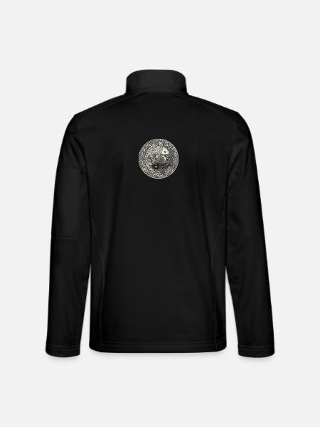 Koi Carp - Unisex Softshell Jacket - black