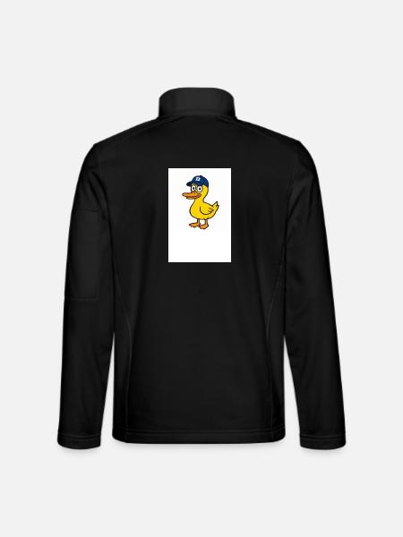 Duck in D Cap - Unisex Softshell Jacket - black