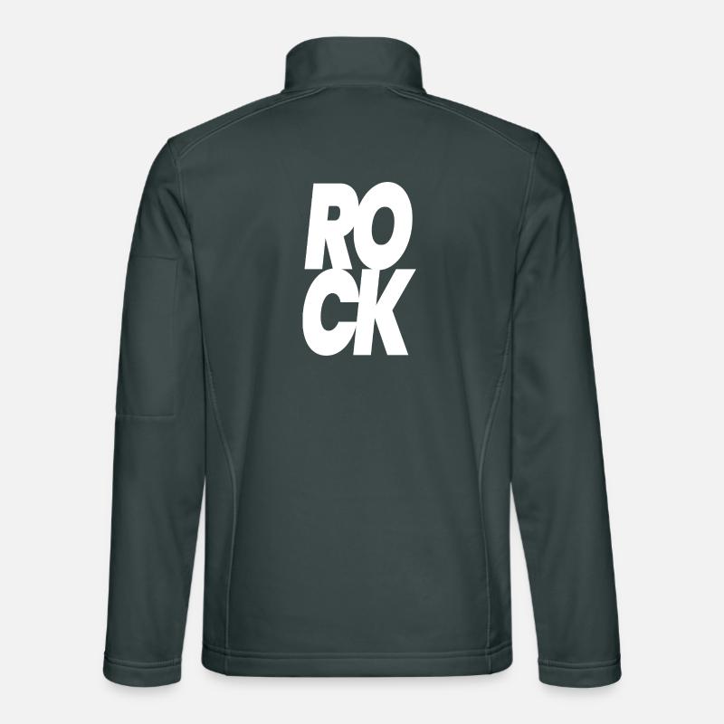 Rock Glyphs schwere Schriftzeichen Unisex Softshelljacke