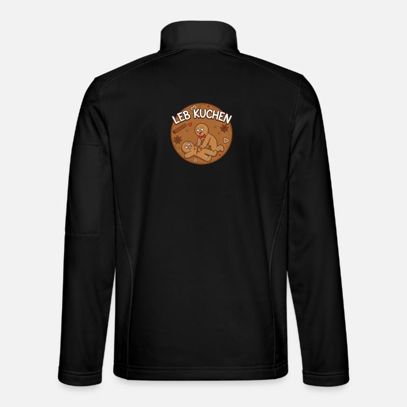 Lebkuchen Liebesrettung - Unisex Softshelljacke - Schwarz