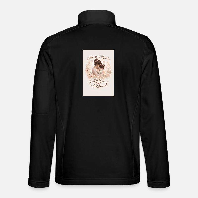 Mutter Tochter  - Unisex Softshelljacke - Schwarz