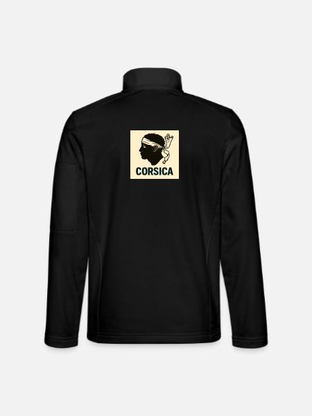Corsican souvenirs - Unisex Softshell Jacket - black