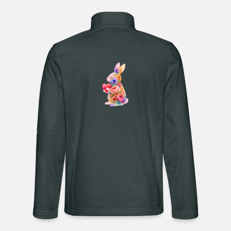 Bunny Heart Cute Unisex Softshell Jacket