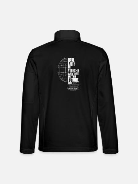 Believe in yourself and the future - Unisex Softshell Jacket - black