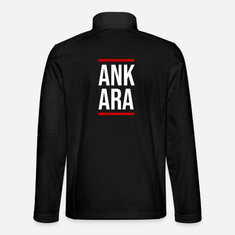 Ankara Bold Block Typography Unisex Softshell Jacket