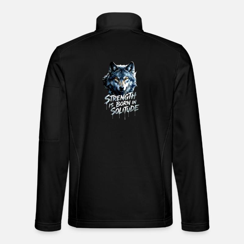 Wolf's Head Motivation Unisex Softshell Jacket