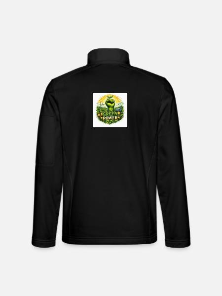 énergie verte - Veste en tissu softshell Unisexe - noir
