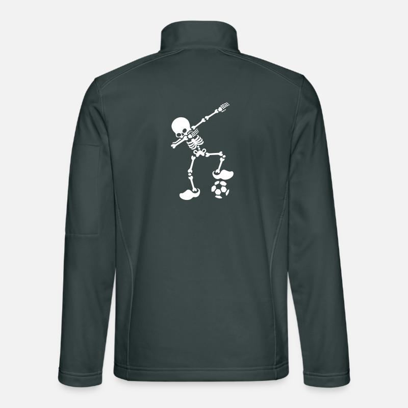 Dab dabbendes chaussures de bois de football squelette Hollande Veste en tissu softshell Unisexe