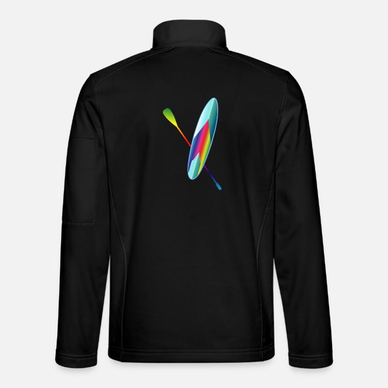 Stand up paddling farbenfrohes Paddle Board Unisex Softshelljacke