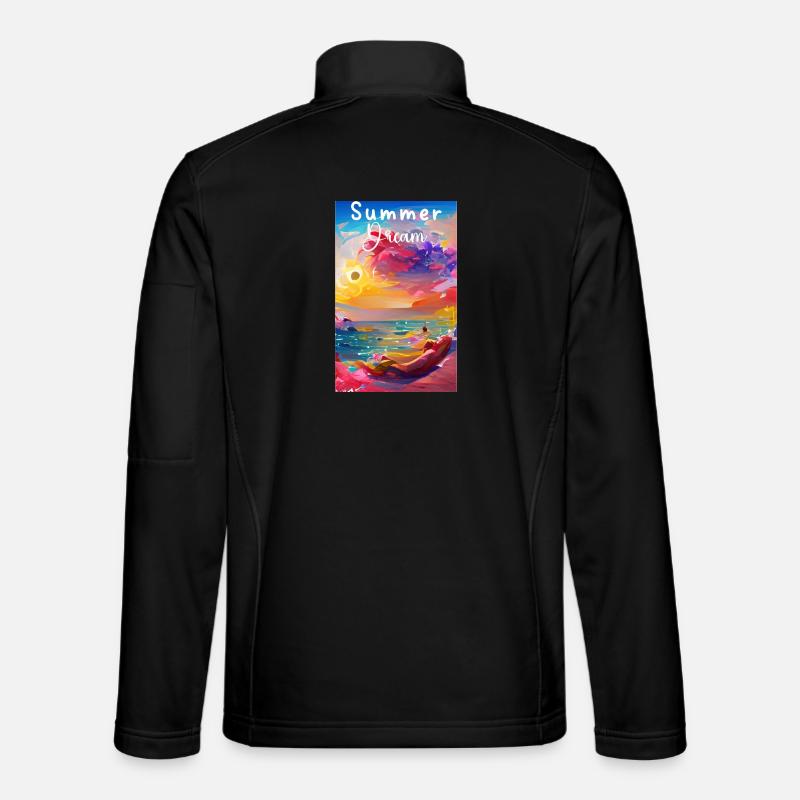 Sommertraum - Unisex Softshelljacke - Schwarz