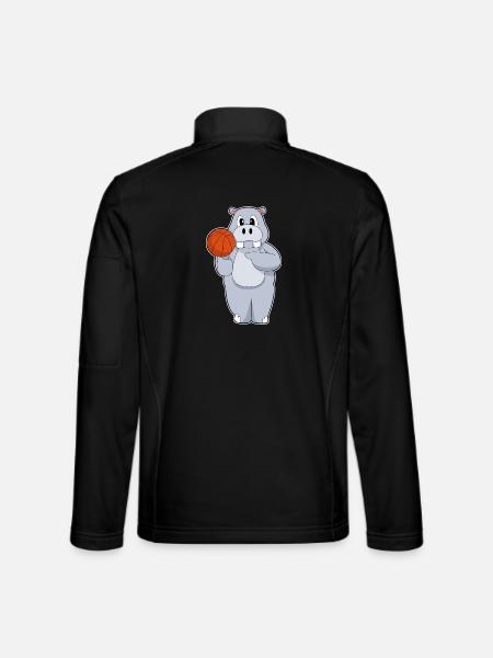 Hippo Basketteur Basketteur - Veste en tissu softshell Unisexe - noir