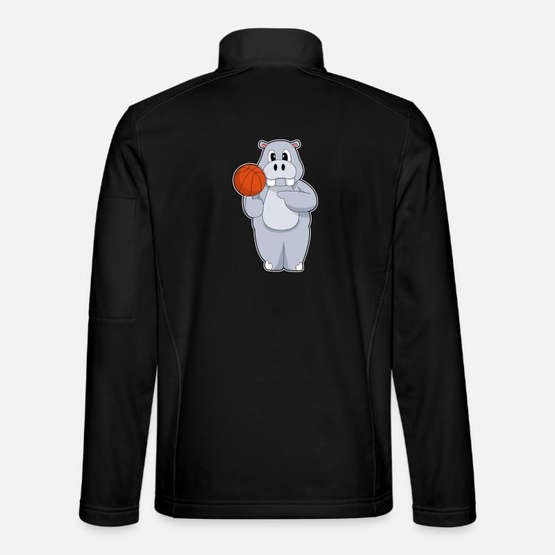 Hippo Basketteur Basketteur - Veste en tissu softshell Unisexe - noir