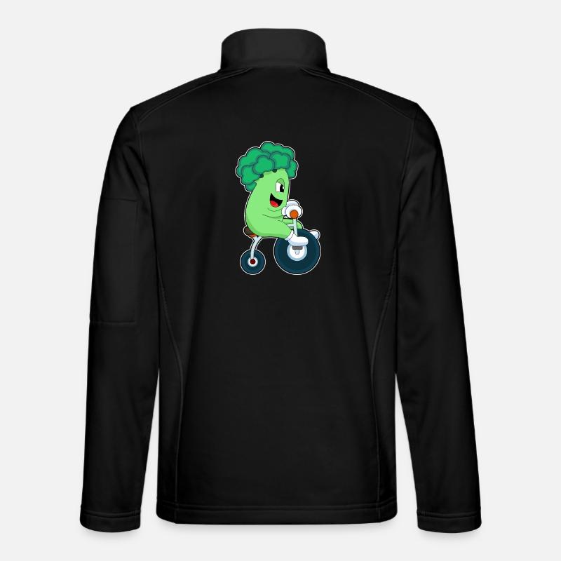 Broccoli Bike - Unisex Softshell Jacket - black