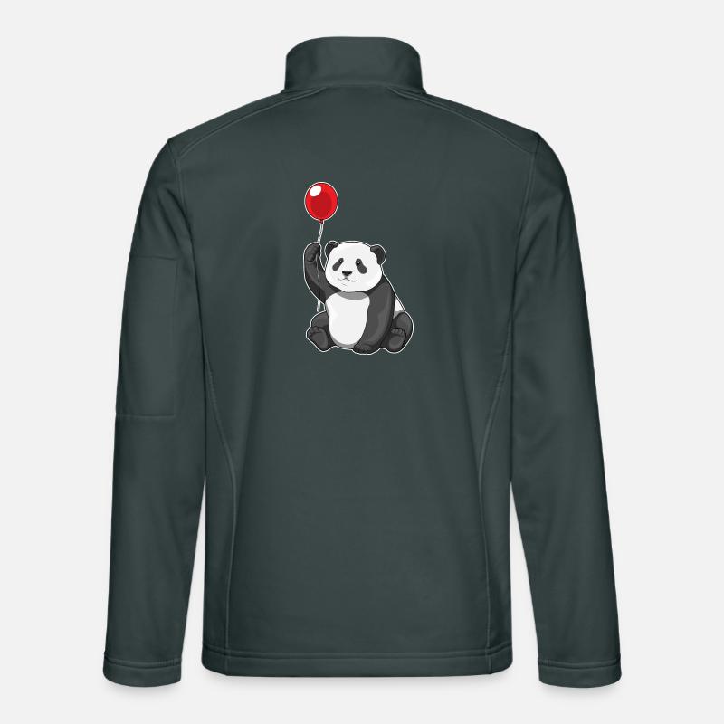 Panda Balloon Unisex Softshell Jacket