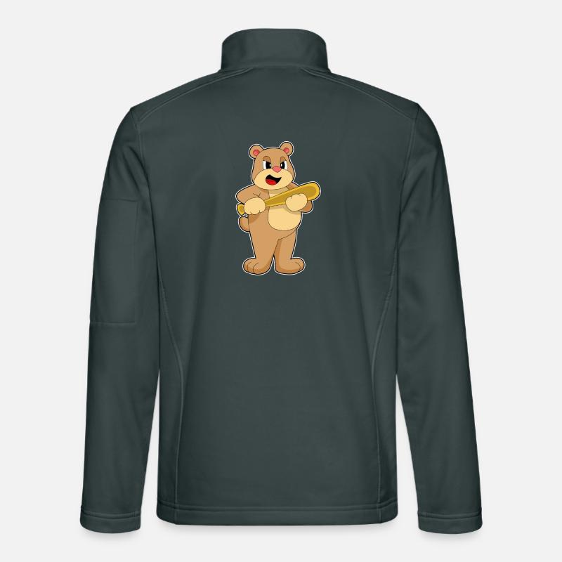Batte de baseball Bear Veste en tissu softshell Unisexe