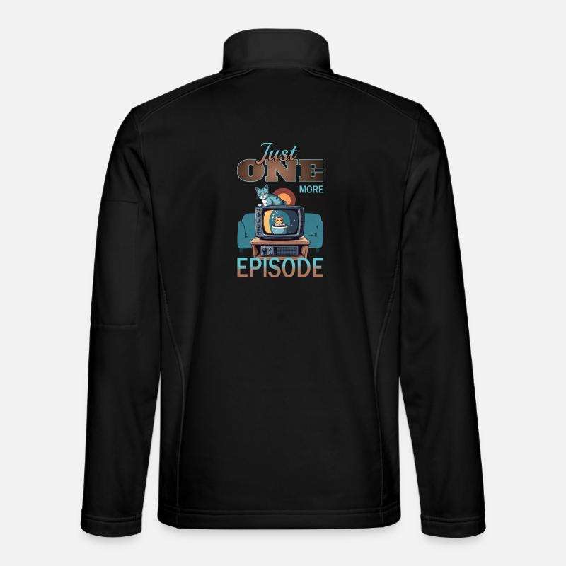 Chat dans les airs Veste en tissu softshell Unisexe