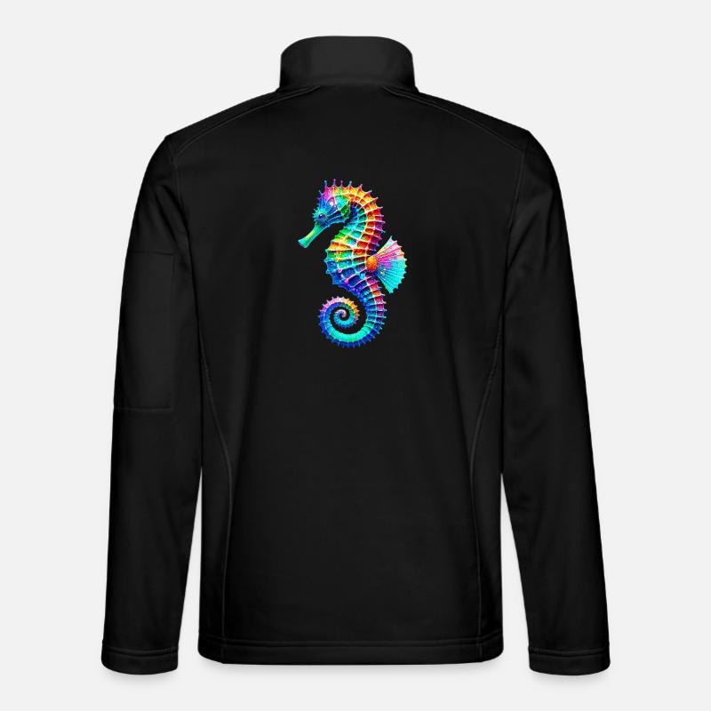 Seahorse - Unisex Softshell Jacket - black