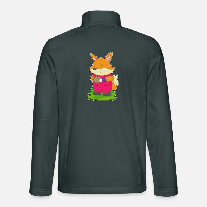 Fox Baseball Gant de baseball Veste en tissu softshell Unisexe