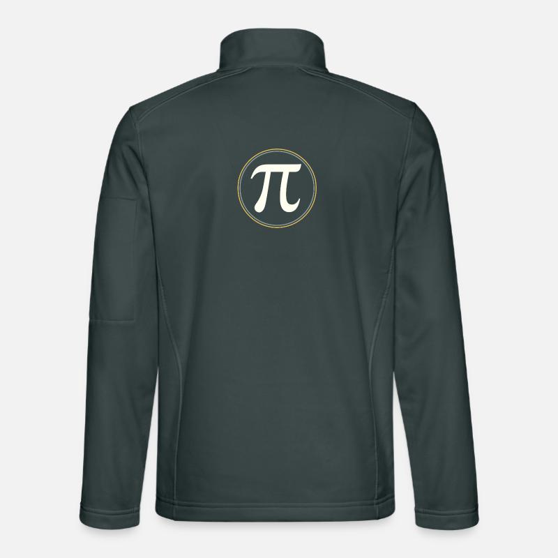 π in Circle – Die Eleganz der Konstanten Unisex Softshelljacke