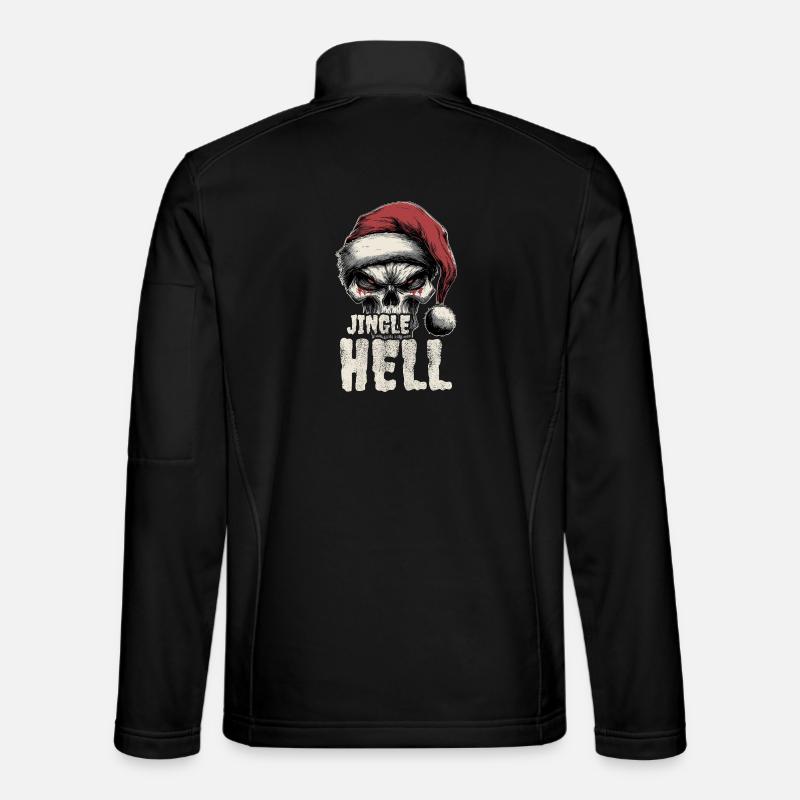 Heavy Metal Punk Xmas - Unisex Softshell Jacket - black