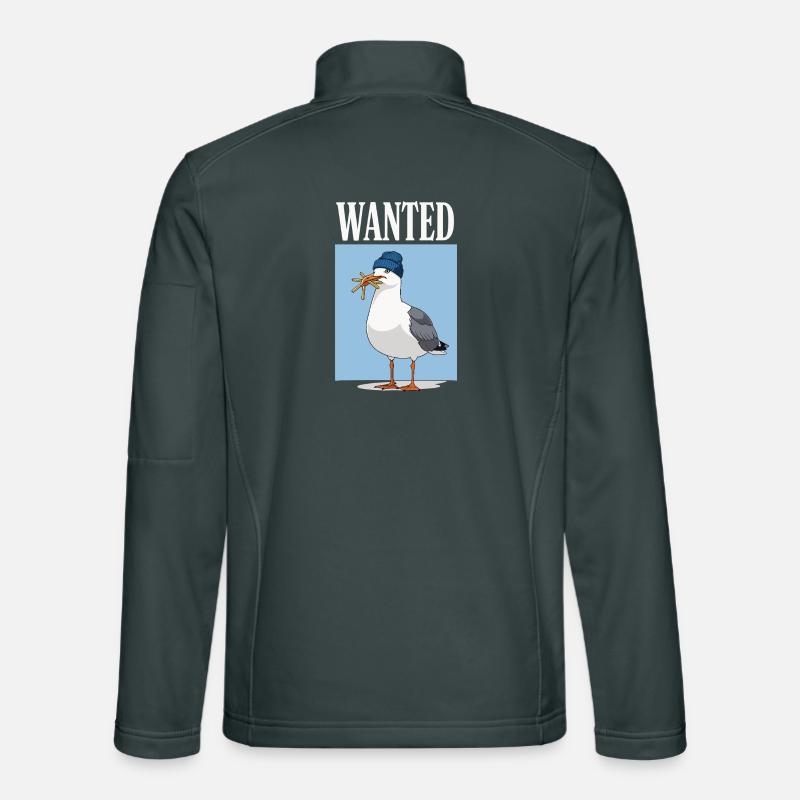 Gesucht Möwe Eiscreme Abenteuer Unisex Softshelljacke