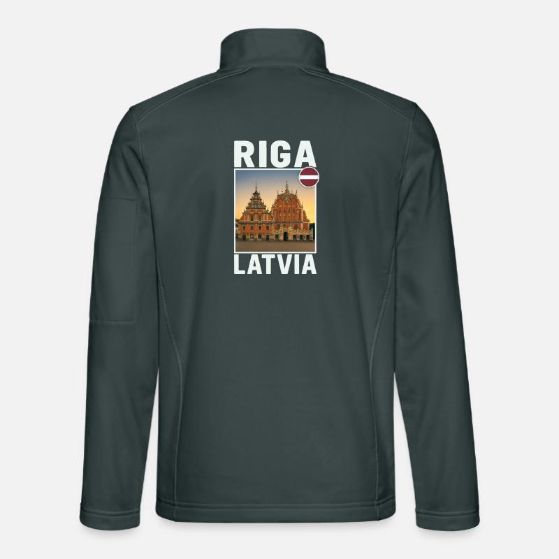 Riga, Lituanie Veste en tissu softshell Unisexe