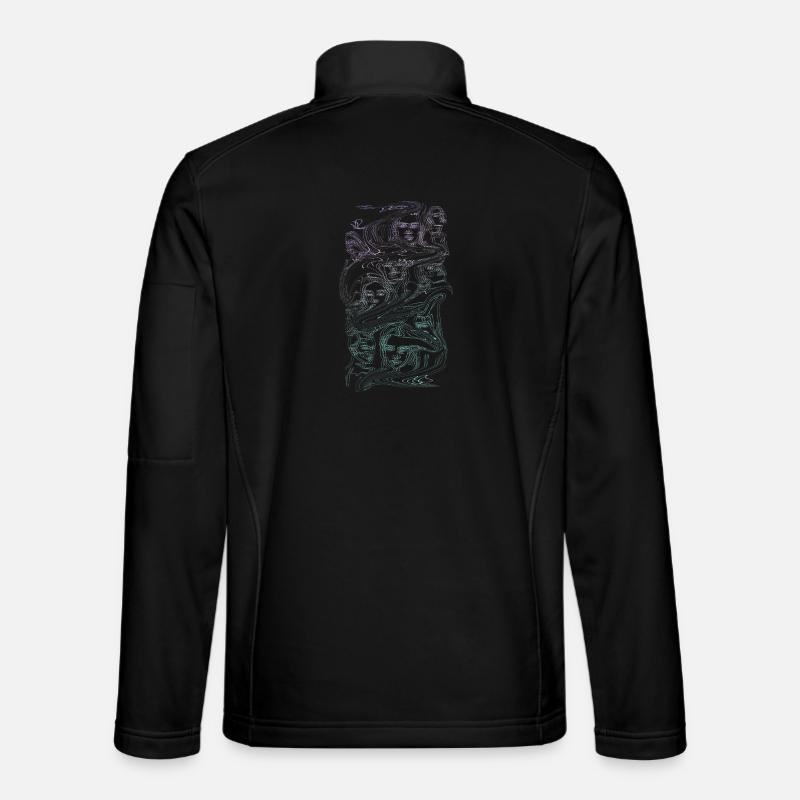 Liquid Souls: Ethereal Fusions - Unisex Softshell Jacket - black