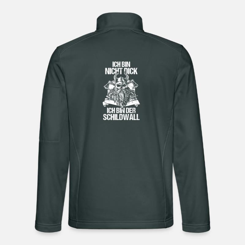 Mittelalter Schildwall Mittelaltermarkt Wikinger Unisex Softshelljacke
