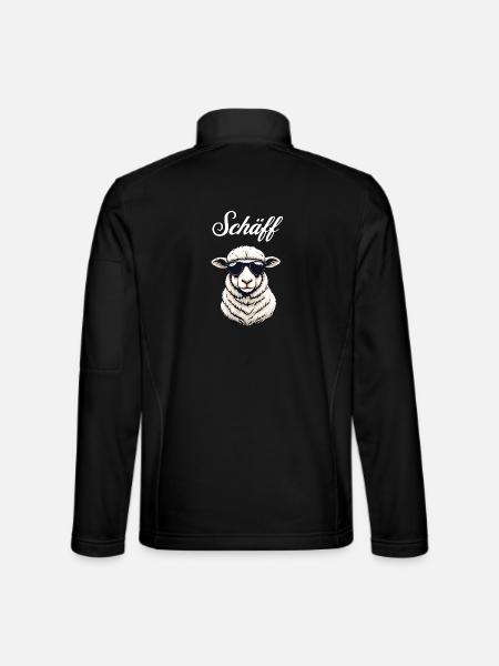 Schäff - Der lässige Chef im Wolle-Look - Unisex Softshell Jacket - black