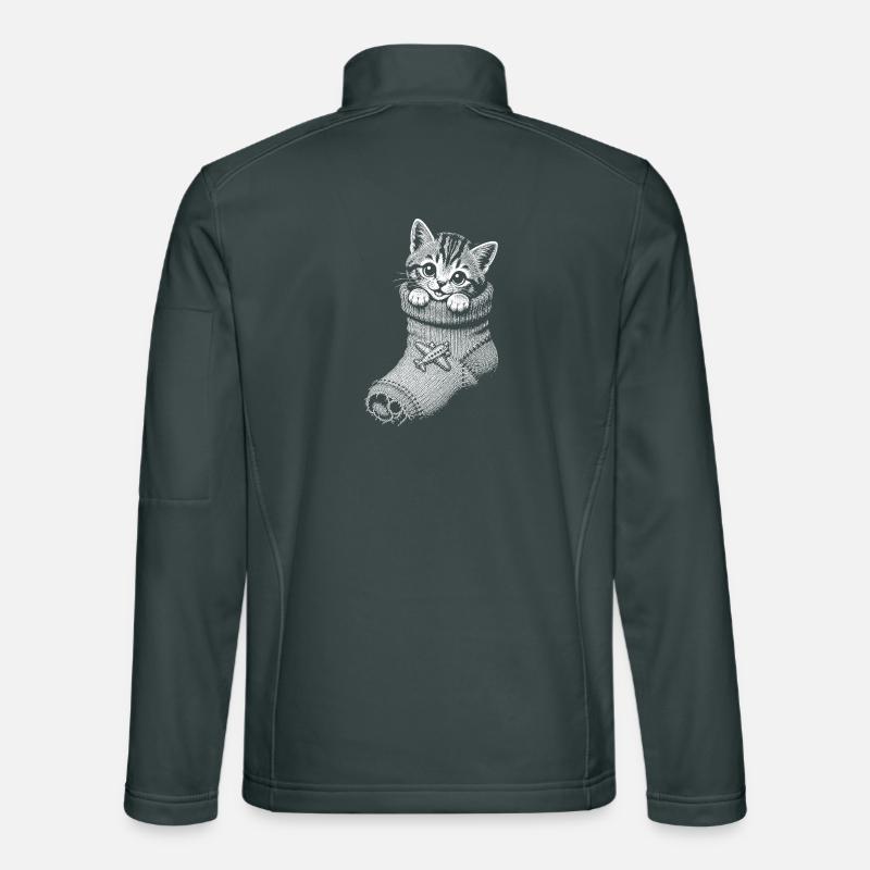 Chaton Veste en tissu softshell Unisexe