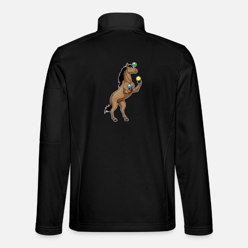 Jongleur de cheval - Veste en tissu softshell Unisexe - noir
