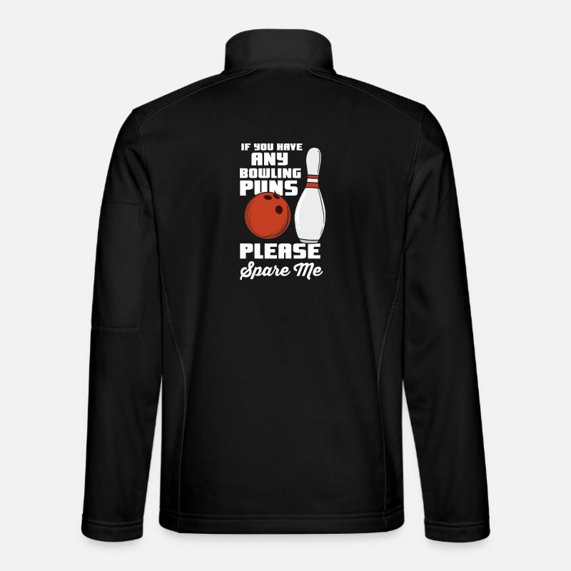 Funny bowler saying Unisex Softshell Jacket
