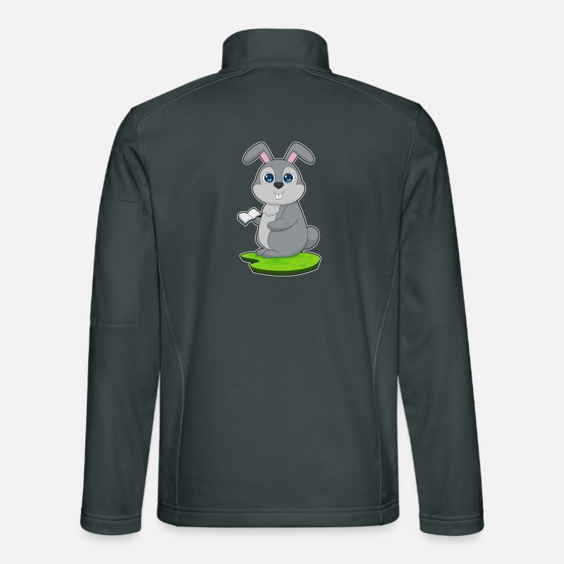 Livre de lapin Veste en tissu softshell Unisexe