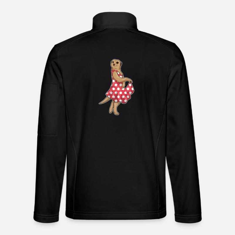 Suricate Polkadot - Veste en tissu softshell Unisexe - noir