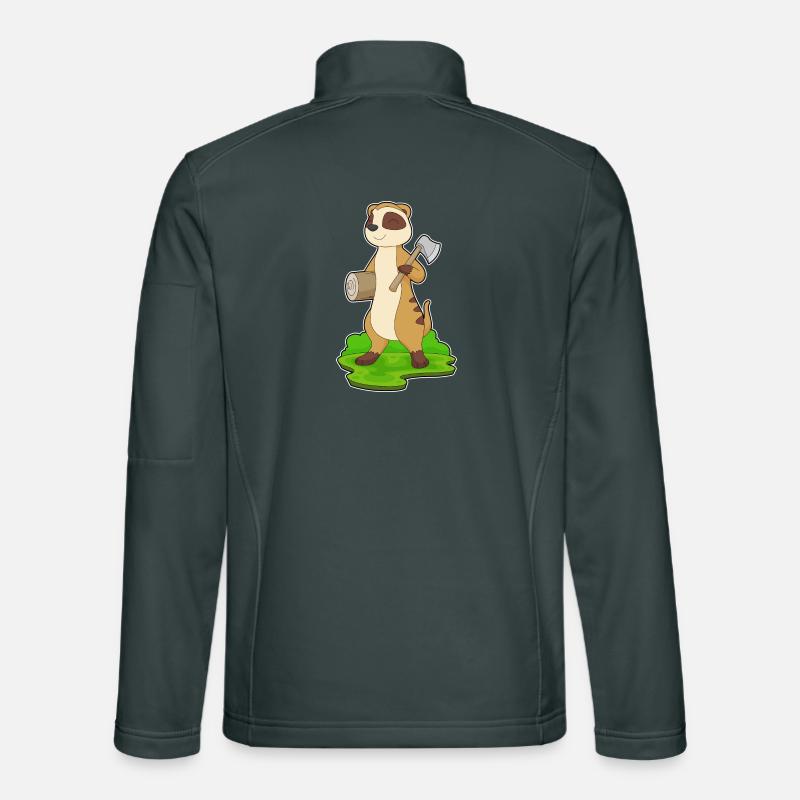 Forêt de la Hache du Bûcheron Suricate Veste en tissu softshell Unisexe