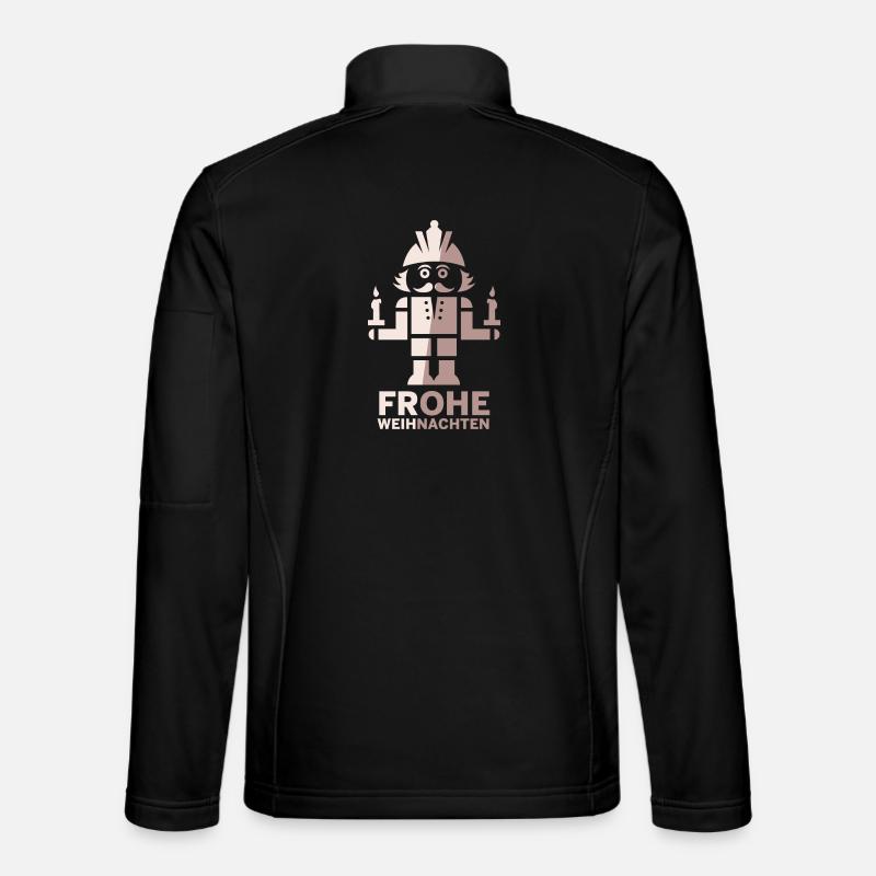 Nutcracker Christmas Miner Merry Christmas Logo Unisex Softshell Jacket