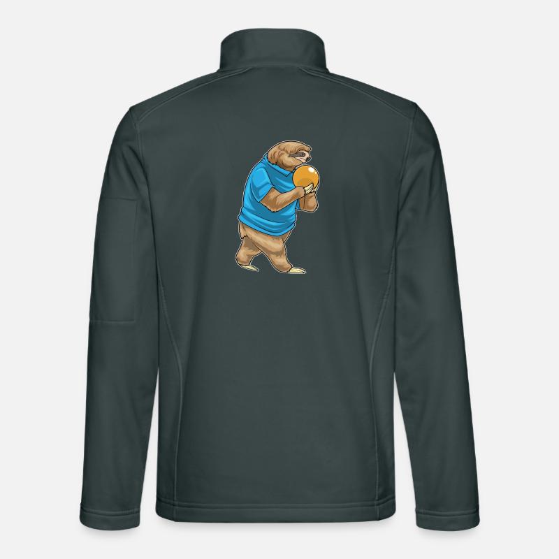 Sloth Bowling Bowling Ball Unisex Softshell Jacket