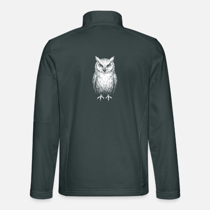 Hibou Veste en tissu softshell Unisexe