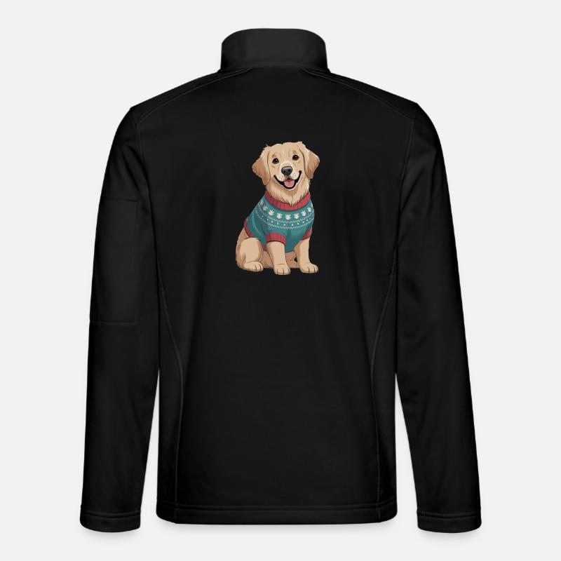 Chien nordique en pull Veste en tissu softshell Unisexe