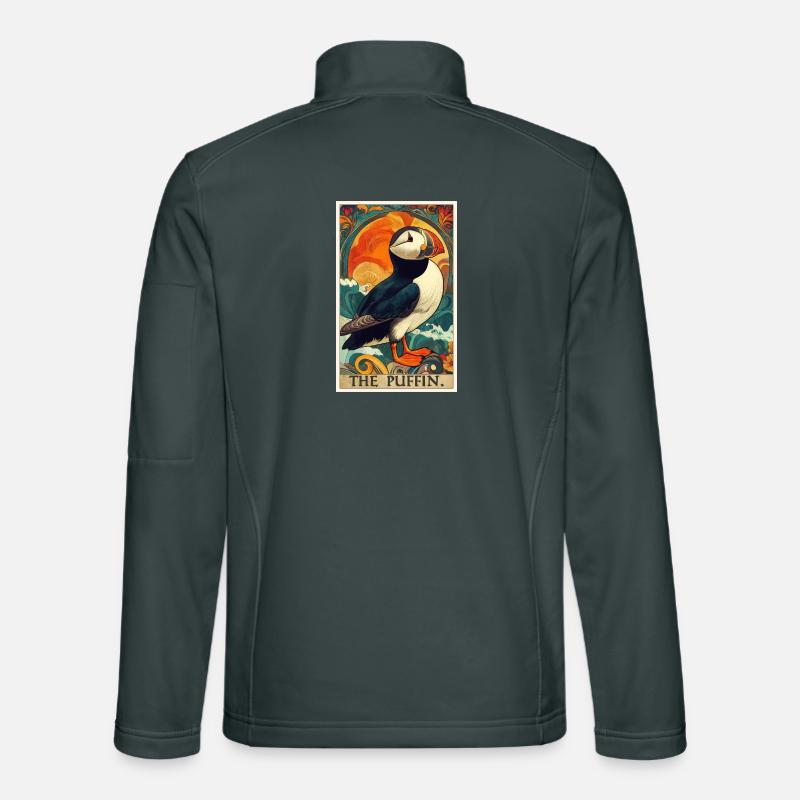 Puffin Papageientaucher Unisex Softshelljacke