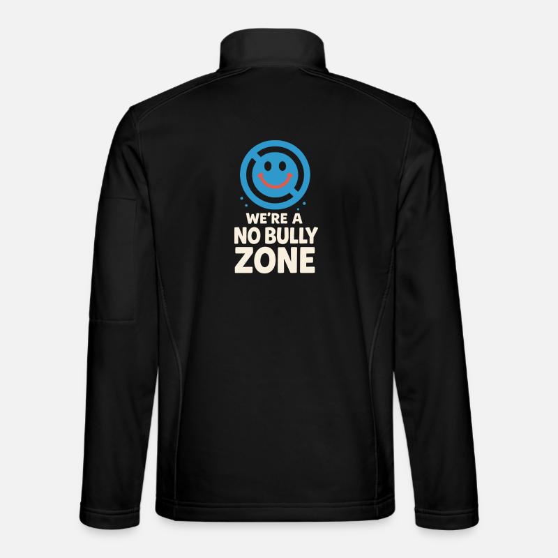 Anti-bullying friendliness, Stand up - Unisex Softshell Jacket - black
