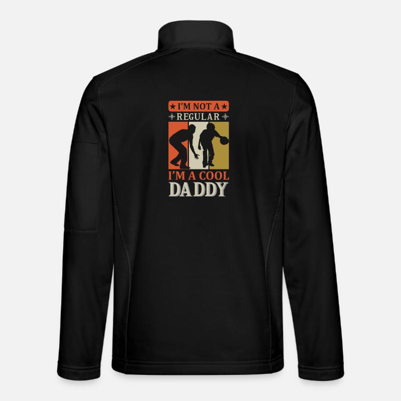 Cool Daddy lustiges Pappa-Shirt - Unisex Softshelljacke - Schwarz