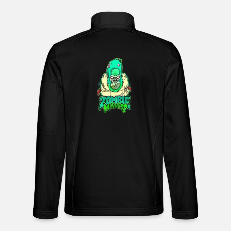 Zombie Gorilla - Unisex Softshelljacke - Schwarz