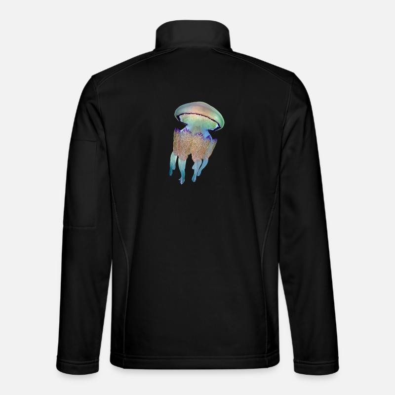 Méduse - Veste en tissu softshell Unisexe - noir