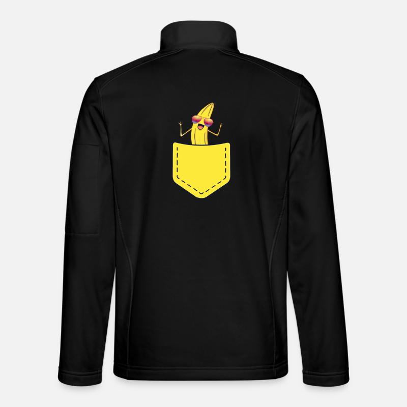 Cool banana - Unisex Softshell Jacket - black