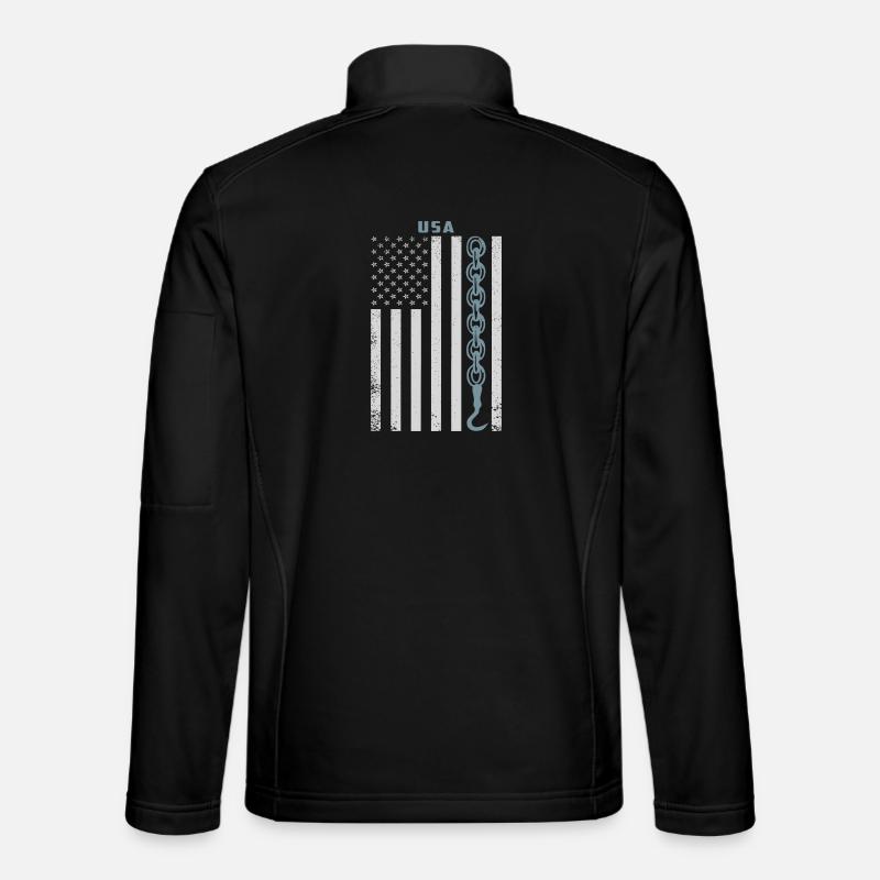 Abschleppdienst - Unisex Softshelljacke - Schwarz