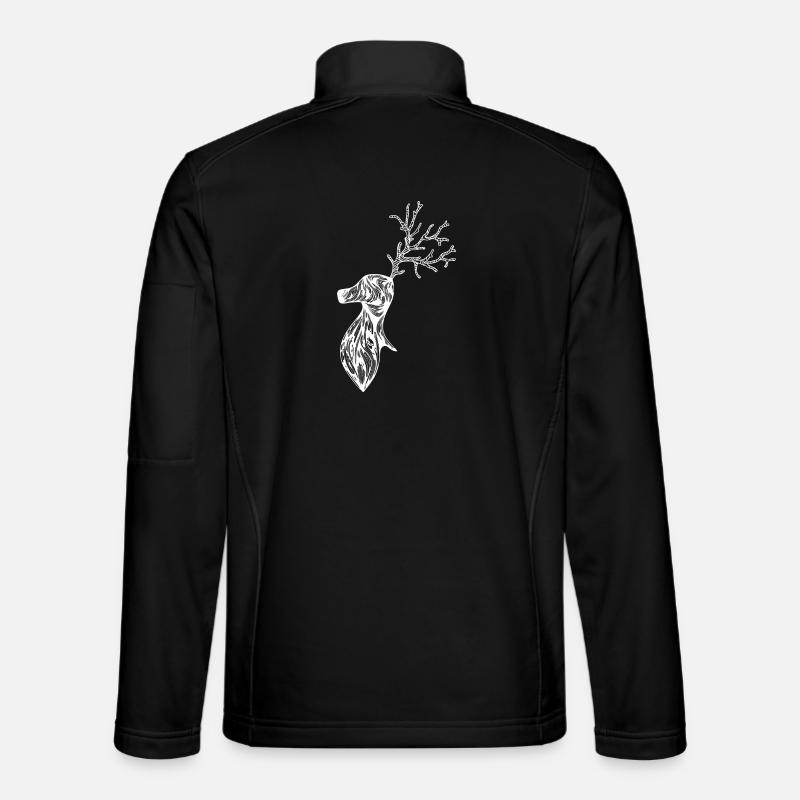 Deer - Unisex Softshell Jacket - black